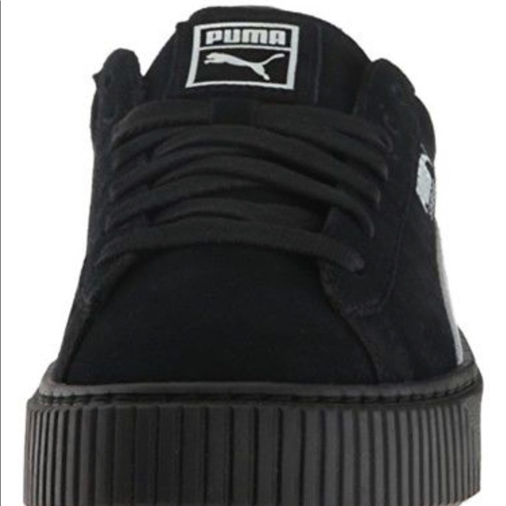 Puma Suede Black & Holographic Platform Sneaker - Picture 8 of 8